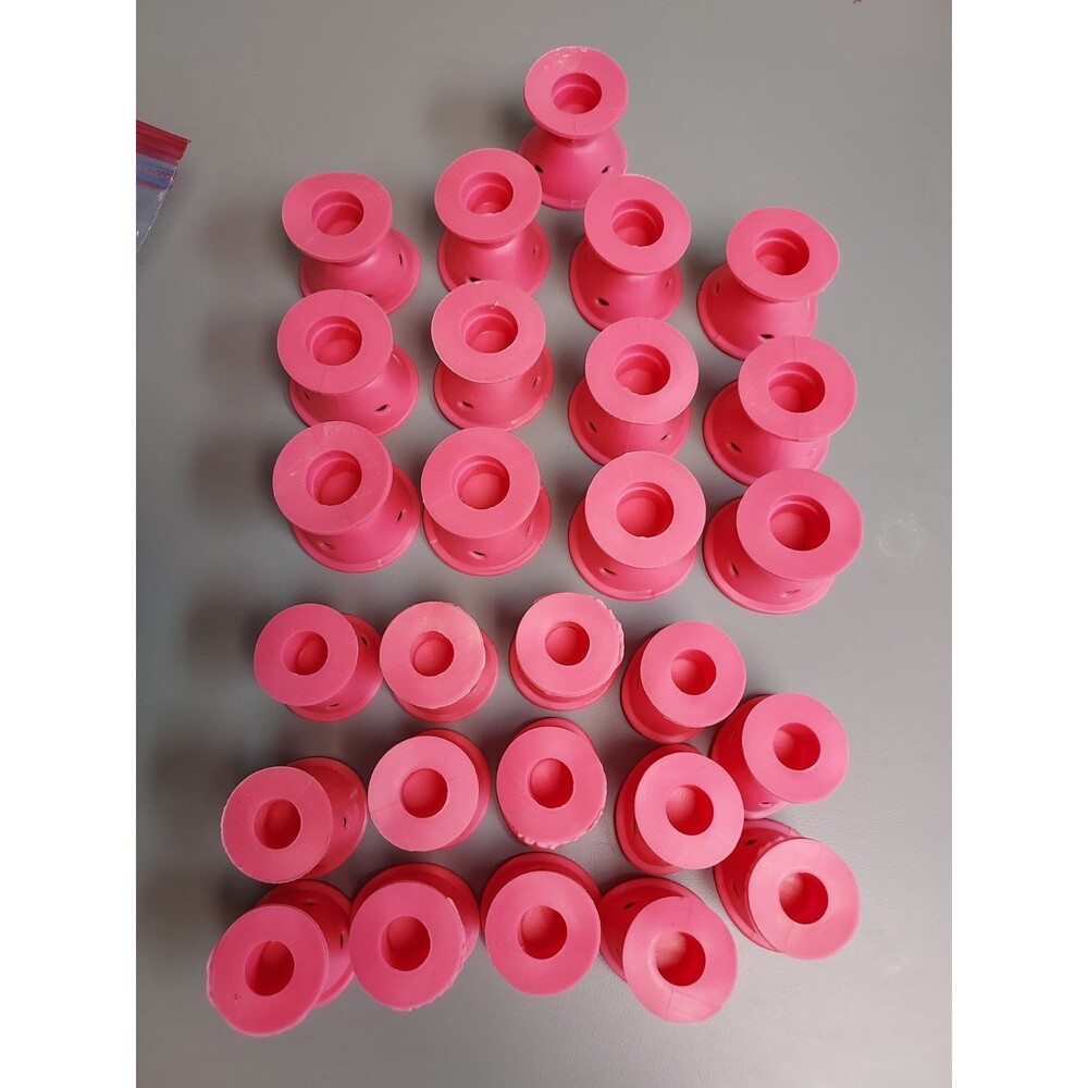 Magic No Heat 27 Total Hair Styling Rollers 13 Pcs Lg 14 Pcs Sm Silicone Curlers - Picture 3 of 4